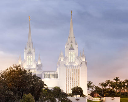 San Diego Temple All Will Rise Gallery Wrap