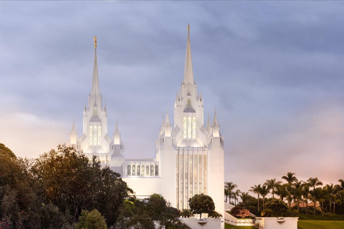 San Diego Temple All Will Rise Gallery Wrap