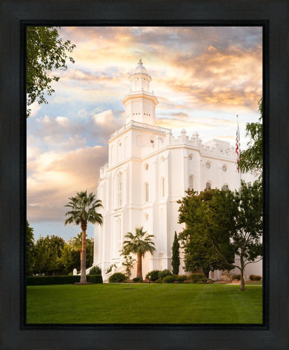 St. George Temple We Shall Seek Him Gallery Wrap