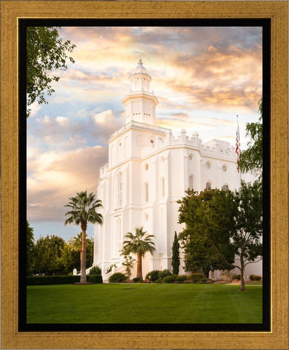 St. George Temple We Shall Seek Him Gallery Wrap