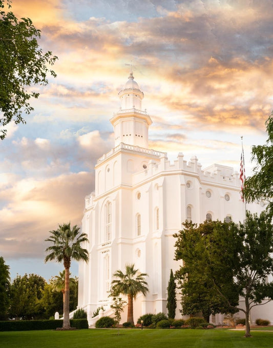 St. George Temple We Shall Seek Him Gallery Wrap