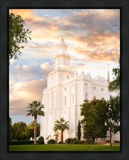St. George Temple We Shall Seek Him Gallery Wrap