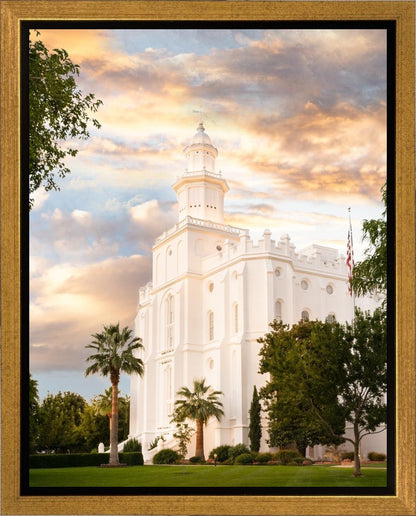 St. George Temple We Shall Seek Him Gallery Wrap