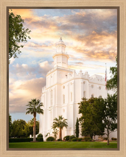 St. George Temple We Shall Seek Him Gallery Wrap