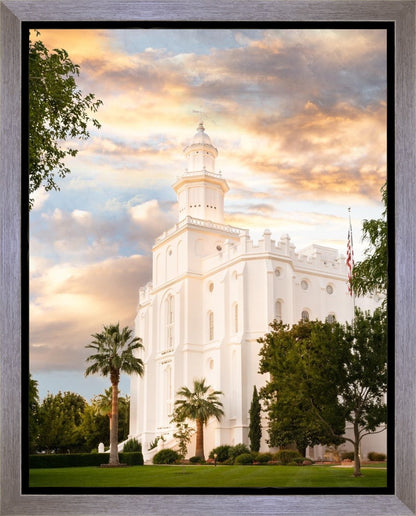 St. George Temple We Shall Seek Him Gallery Wrap
