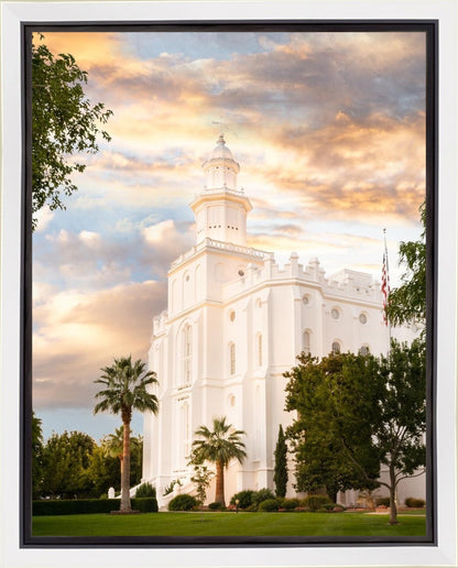 St. George Temple We Shall Seek Him Gallery Wrap