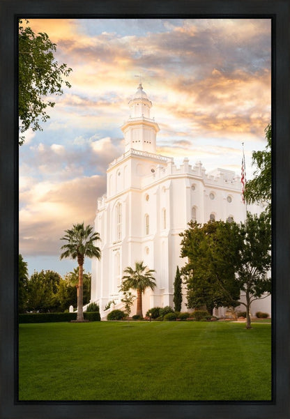 St. George Temple We Shall Seek Him Gallery Wrap