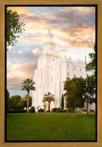 St. George Temple We Shall Seek Him Gallery Wrap
