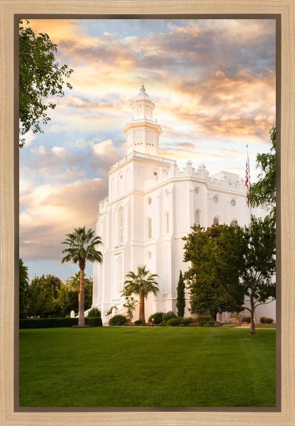 St. George Temple We Shall Seek Him Gallery Wrap