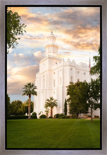St. George Temple We Shall Seek Him Gallery Wrap