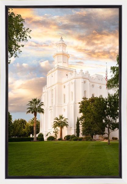 St. George Temple We Shall Seek Him Gallery Wrap
