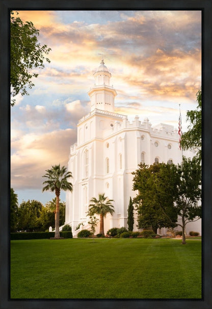 St. George Temple We Shall Seek Him Gallery Wrap