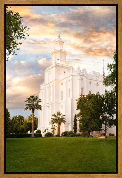 St. George Temple We Shall Seek Him Gallery Wrap