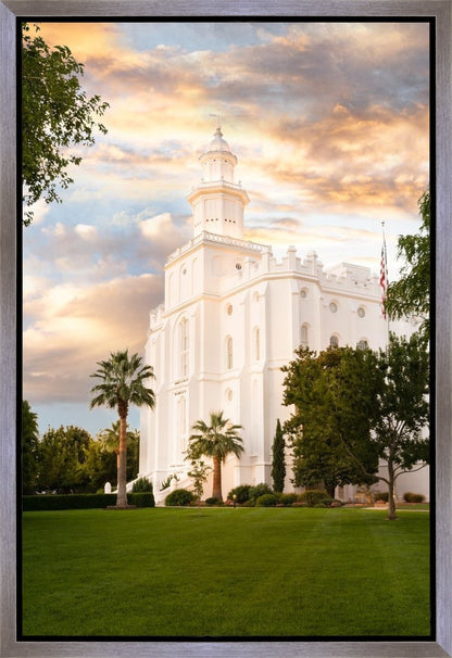 St. George Temple We Shall Seek Him Gallery Wrap