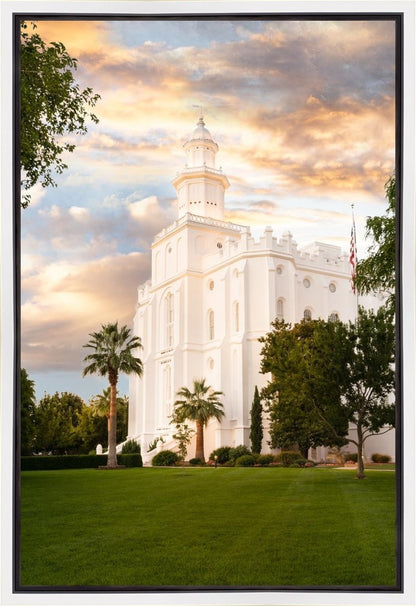 St. George Temple We Shall Seek Him Gallery Wrap