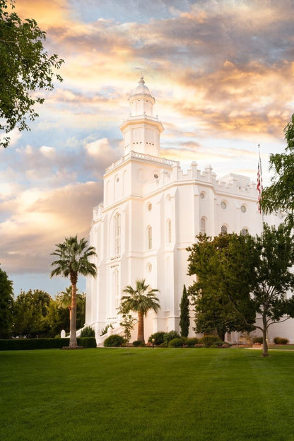 St. George Temple We Shall Seek Him Gallery Wrap