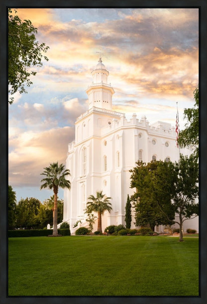 St. George Temple We Shall Seek Him Gallery Wrap