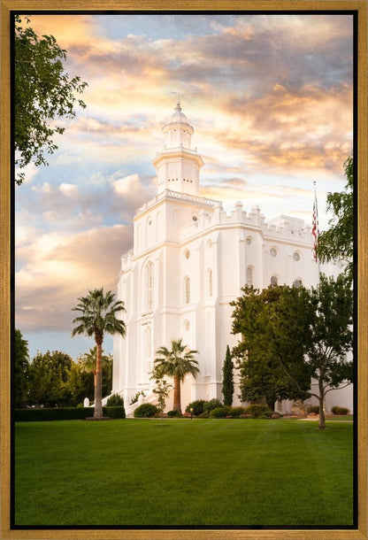 St. George Temple We Shall Seek Him Gallery Wrap