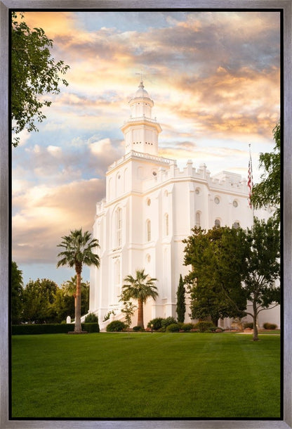 St. George Temple We Shall Seek Him Gallery Wrap