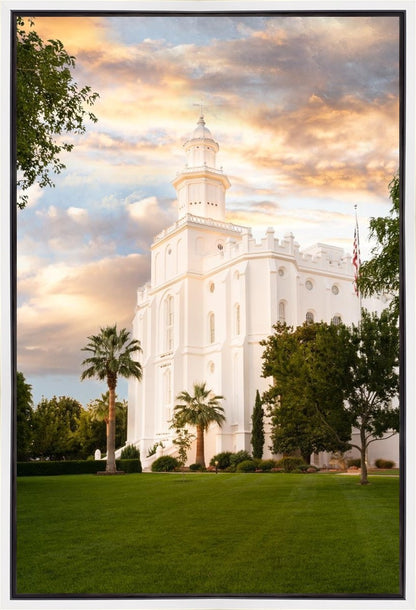 St. George Temple We Shall Seek Him Gallery Wrap