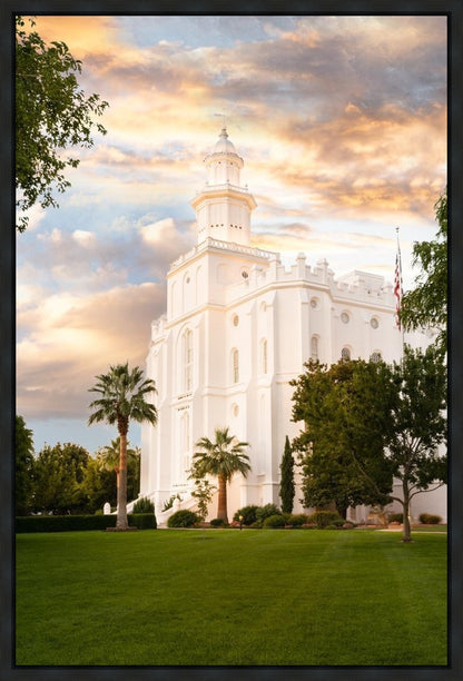 St. George Temple We Shall Seek Him Gallery Wrap