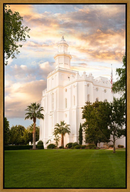 St. George Temple We Shall Seek Him Gallery Wrap
