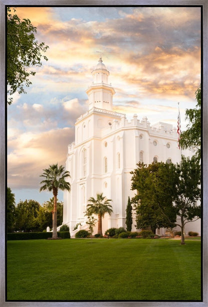 St. George Temple We Shall Seek Him Gallery Wrap