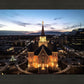 Provo City Center At Dusk