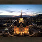 Provo City Center At Dusk