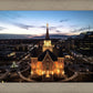 Provo City Center At Dusk