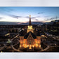 Provo City Center At Dusk