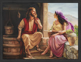 Unexpected Grace: Revelation at Jacob's Well Large Wall Art