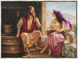 Unexpected Grace: Revelation at Jacob's Well Large Wall Art