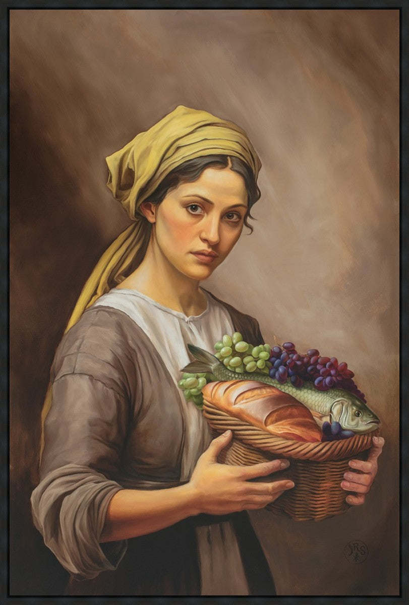 She Who Waited on The Lord Large Wall Art Gallery Wrap
