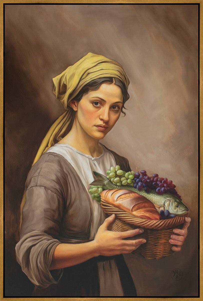 She Who Waited on The Lord Large Wall Art Gallery Wrap