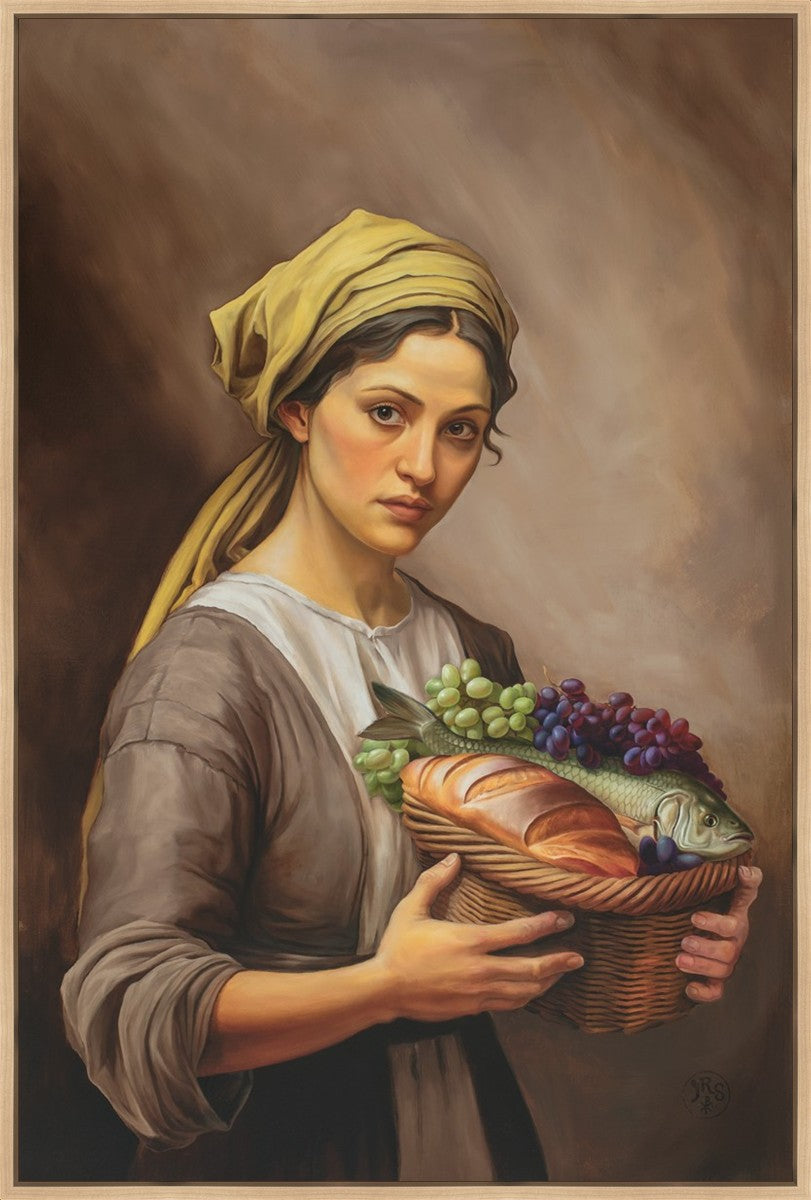 She Who Waited on The Lord Large Wall Art Gallery Wrap