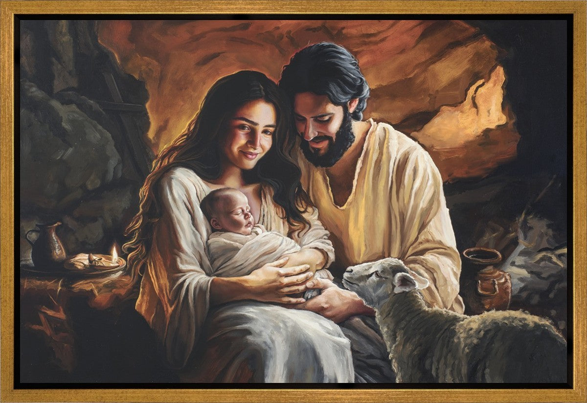 Born is The Lamb Gallery Wrap