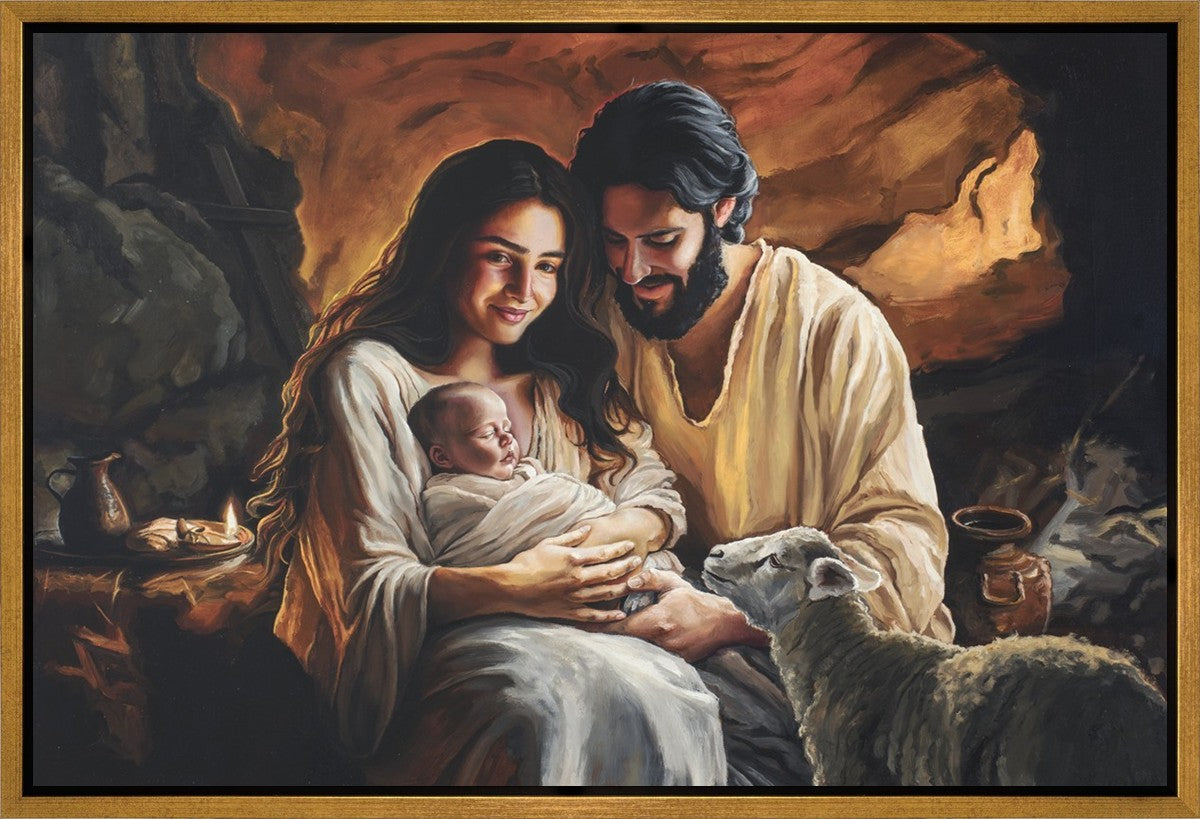Born is The Lamb Gallery Wrap