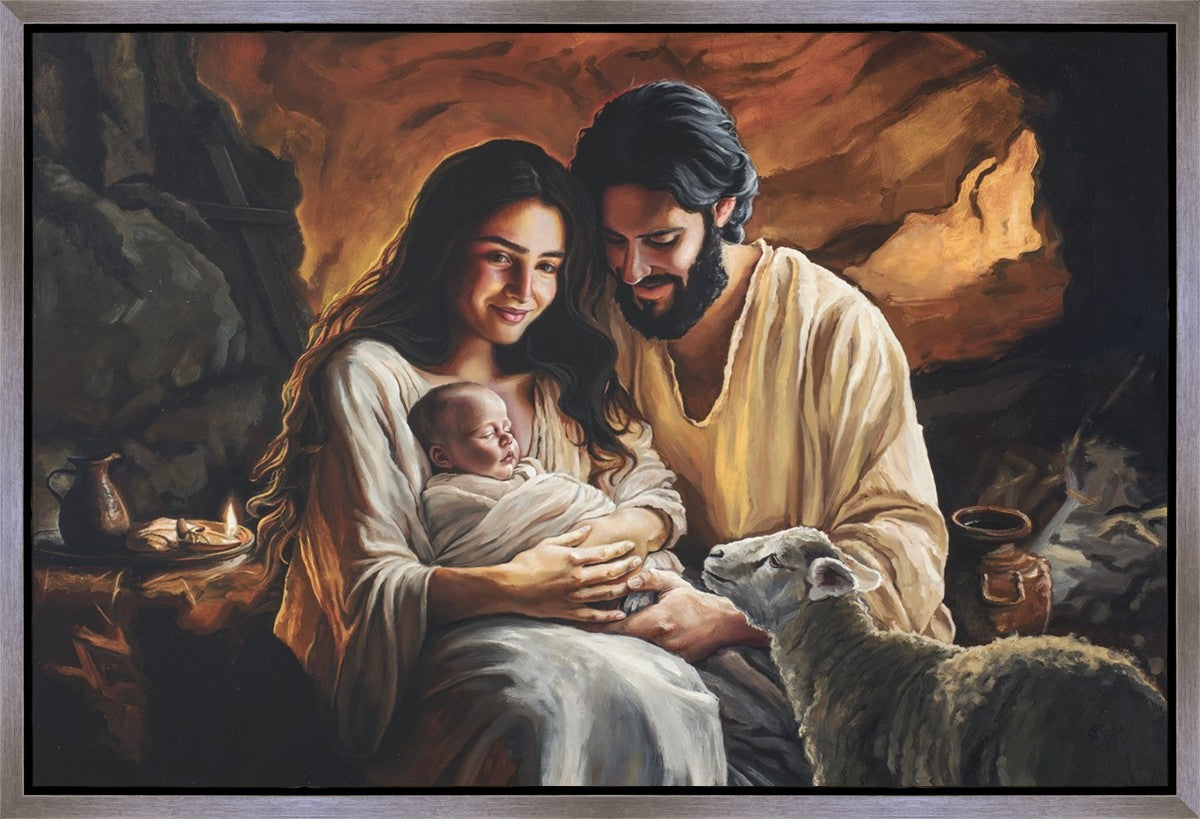 Born is The Lamb Gallery Wrap
