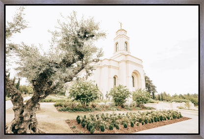 Sweet is The Work Feather River California Temple Gallery Wrap