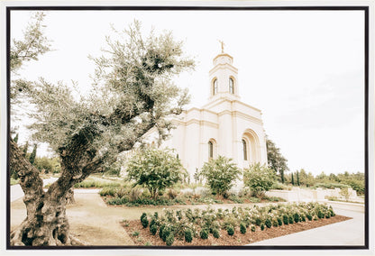 Sweet is The Work Feather River California Temple Gallery Wrap