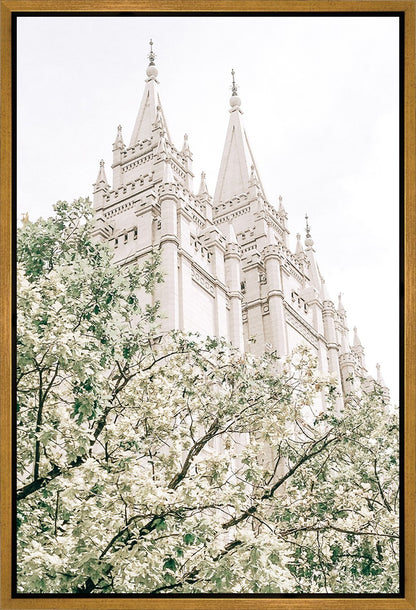 Sweet is The Work Salt Lake City Utah Temple Gallery Wrap