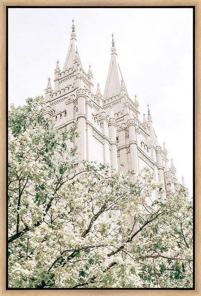 Sweet is The Work Salt Lake City Utah Temple Gallery Wrap