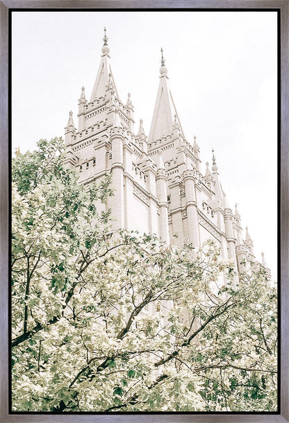 Sweet is The Work Salt Lake City Utah Temple Gallery Wrap
