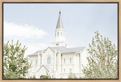 Sweet is The Work Taylorsville Utah Temple Gallery Wrap
