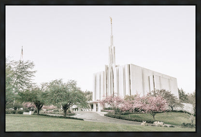 Sweet is The Work Seattle Washington Temple Gallery Wrap