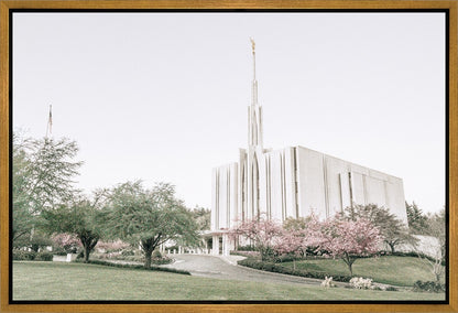 Sweet is The Work Seattle Washington Temple Gallery Wrap