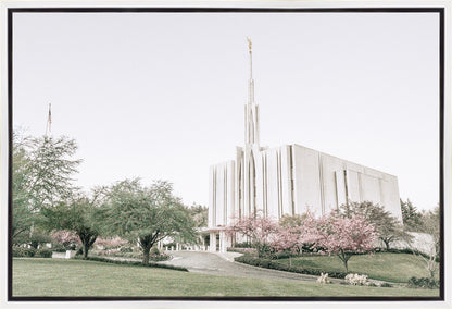 Sweet is The Work Seattle Washington Temple Gallery Wrap