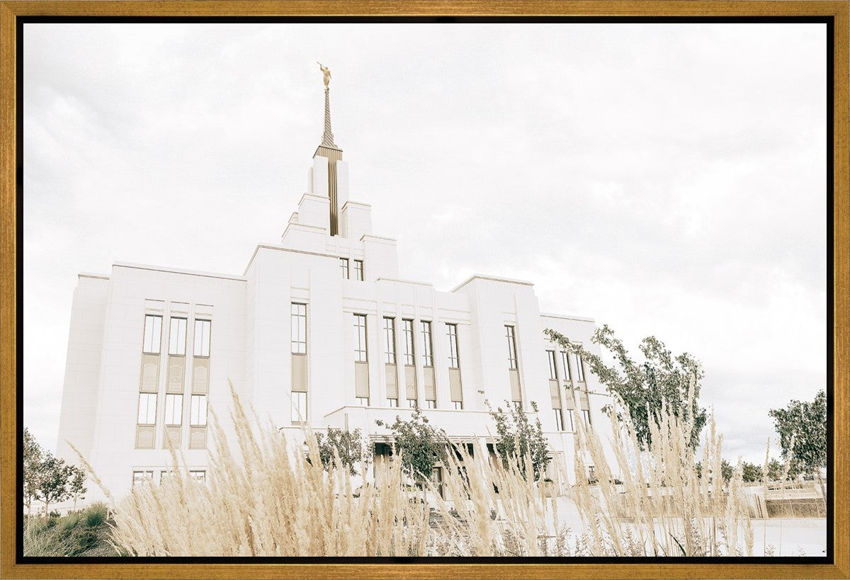 Sweet is The Work Saratoga Springs Utah Temple Gallery Wrap