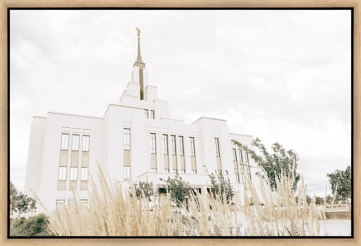 Sweet is The Work Saratoga Springs Utah Temple Gallery Wrap